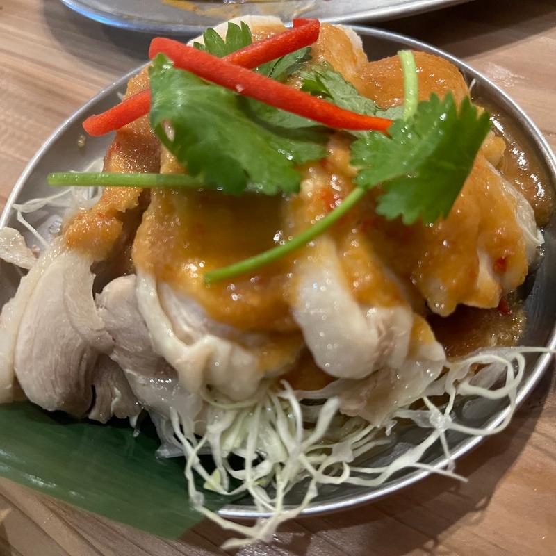 タイ風蒸し鶏(きぶんや本店)