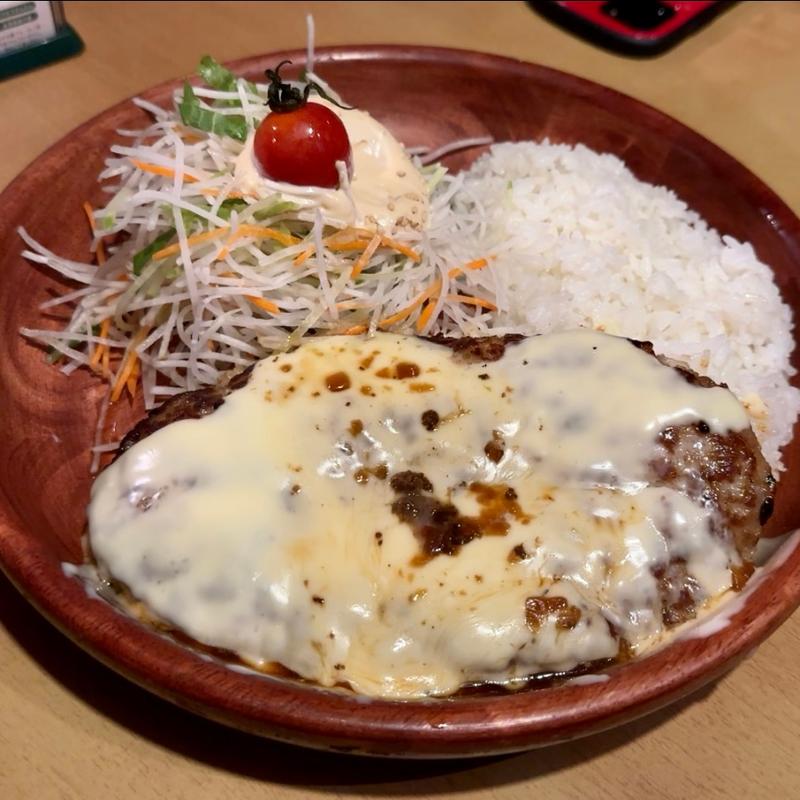 フォンデュ風チーズバーグディッシュ300g(びっくりドンキー 船橋芝山店)