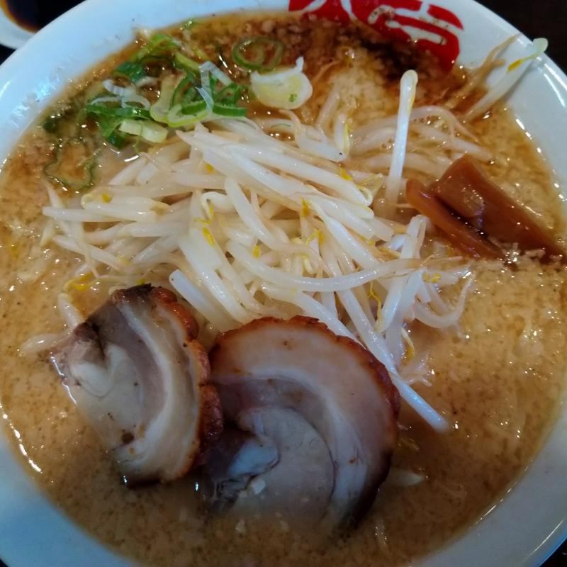 にら南蛮ラーメン大盛り(宝介 R282 八幡平店)