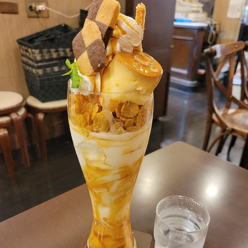 プリンパフェジャンボ(KIEFEL COFFEE 長堀店)