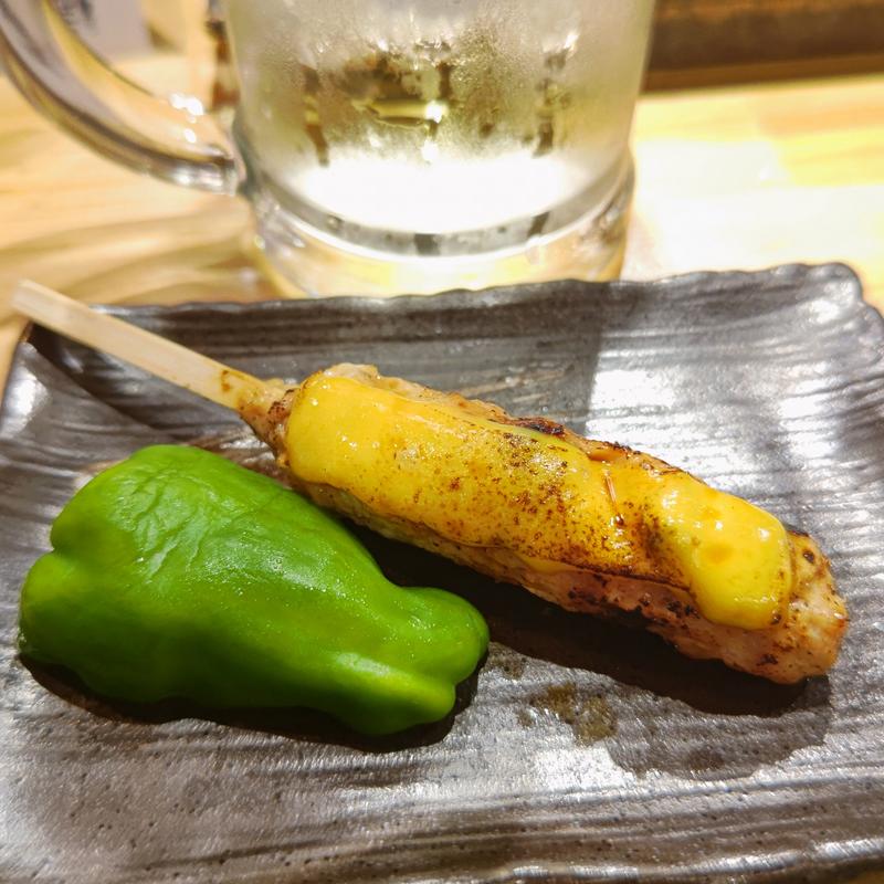 炙りチーズつくね(博多小皿 煙巻)