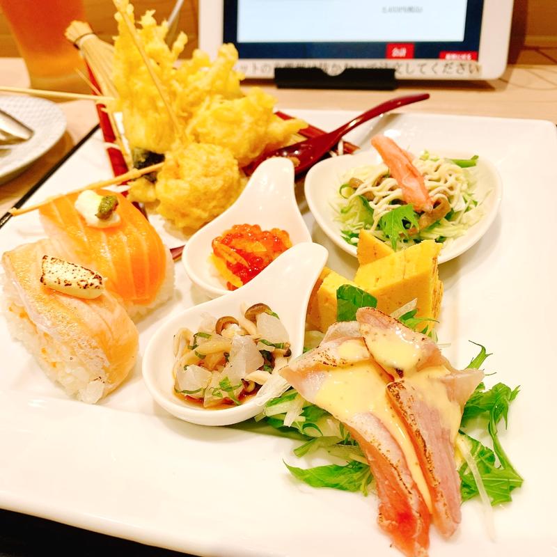 70周年ワンプレート(廻鮮富寿し 極みや 上越中央店)