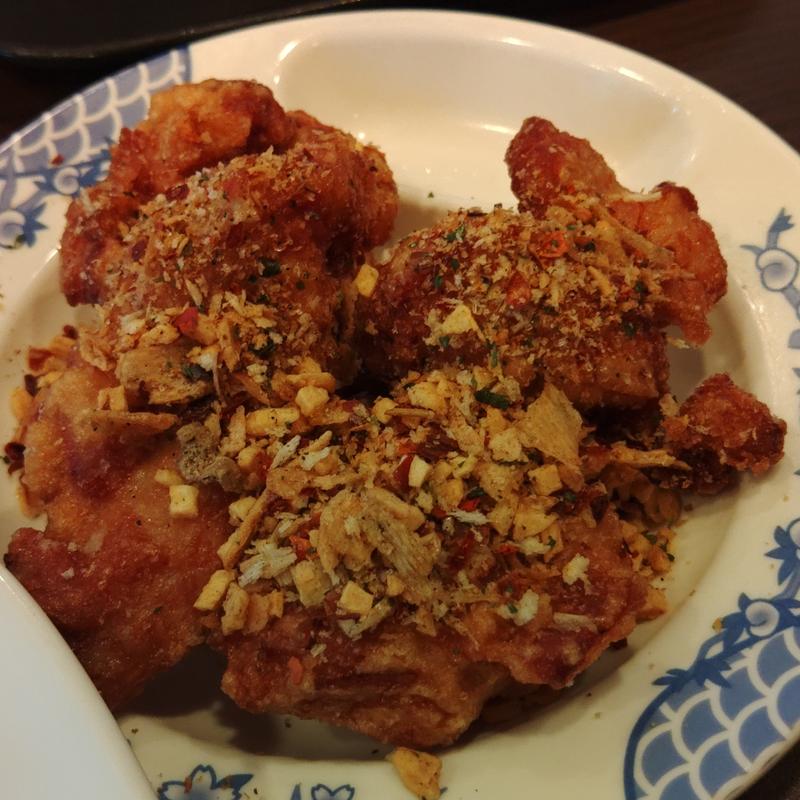 若鶏からあげの金沙粉(バーミヤン 青砥駅前店)