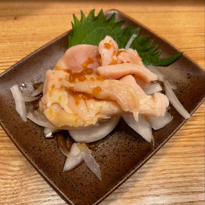 ミノ刺し（ハーフ）(動物園通りもつ肉店)