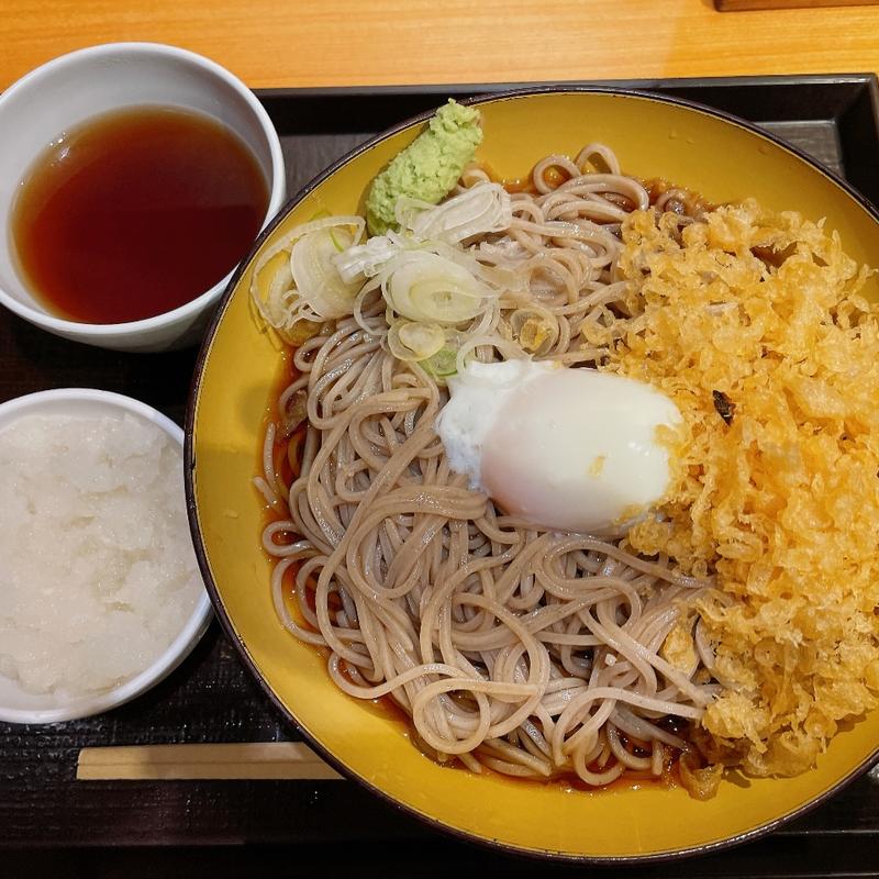 朝の温玉たぬき(いわもとQ 神保町店 （イワモトキュー）)