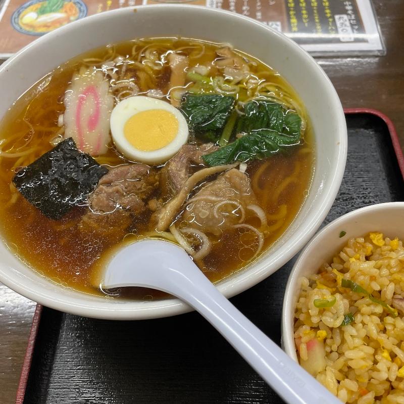 中華そば＋半チャーハン(金丸本店 （かなまるほんてん）)