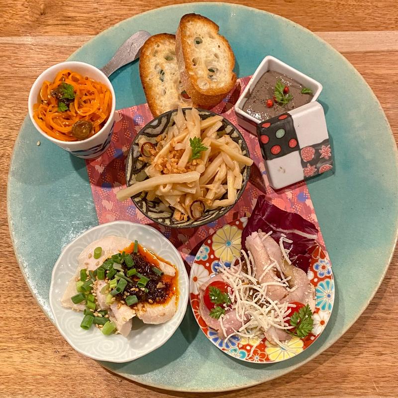 前菜盛合せ(海老丸らーめん)