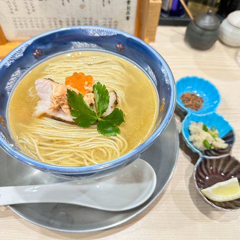 秋の鮭塩(ラーメン専科 竹末食堂)