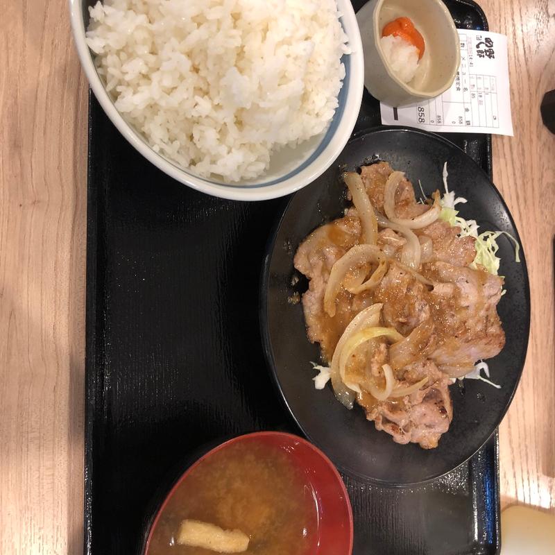 しょうが焼き定食【ライス大盛】(野郎めし 太田50号バイパス店)