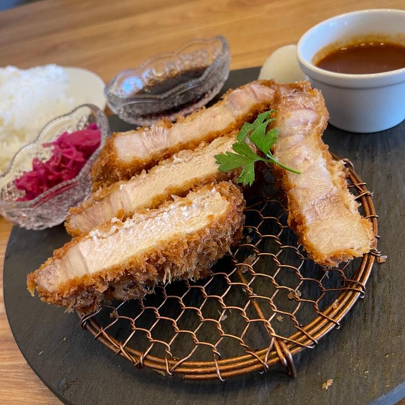 神戸プレミアムポーク　リブロース厚切りset(とんかつ・洋食の店ICHIBAN)