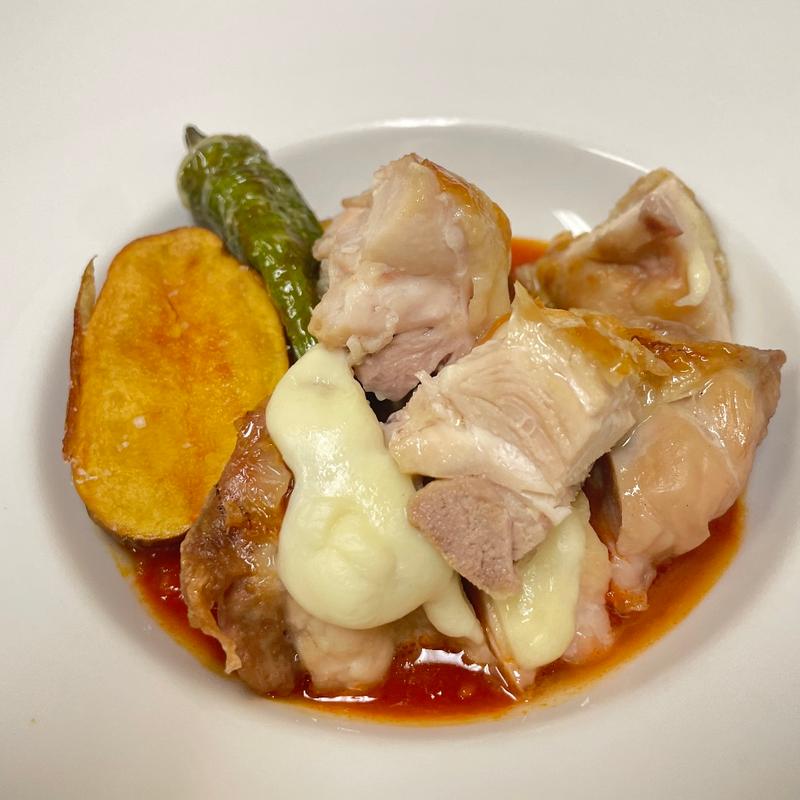 知床鶏のトマトソース(二代目 佐平次 )