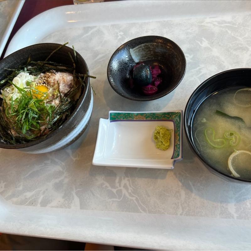 ネギとろろ丼(新日本海フェリー らべんだあ)