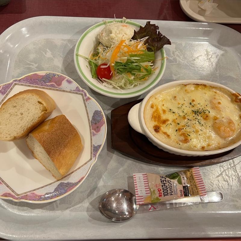 海老マカロニグラタンセット(新日本海フェリー らべんだあ)