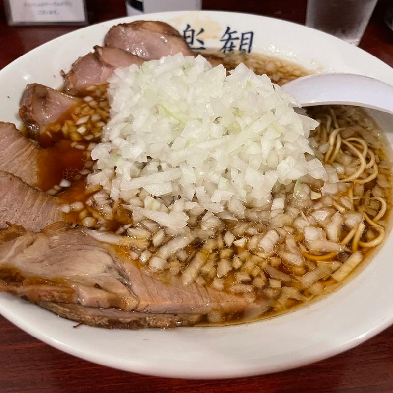 琥珀＋チャーシュー＋タマネギ(楽観 武蔵小山)