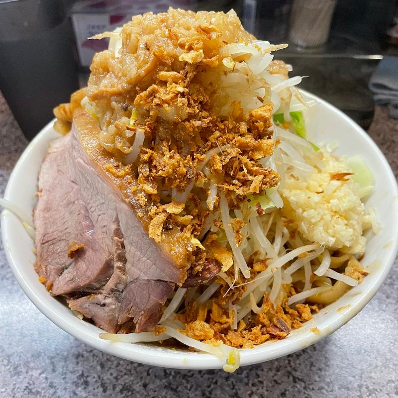 豚W汁なし(自家製麺 天 TEN)