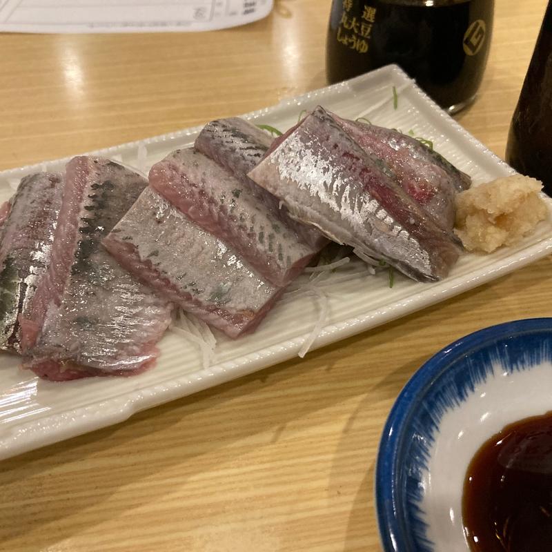 いわし刺身(魚三酒場 新小岩店 （うおさんさかば）)