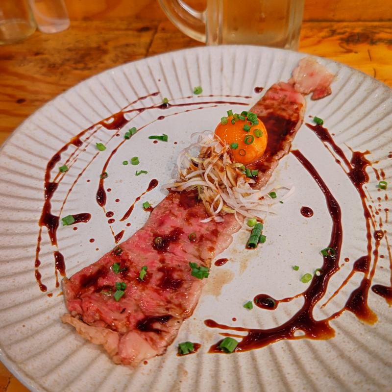 炙りサーロイン(串焼き。ビストロガブリ 野毛一番街店)