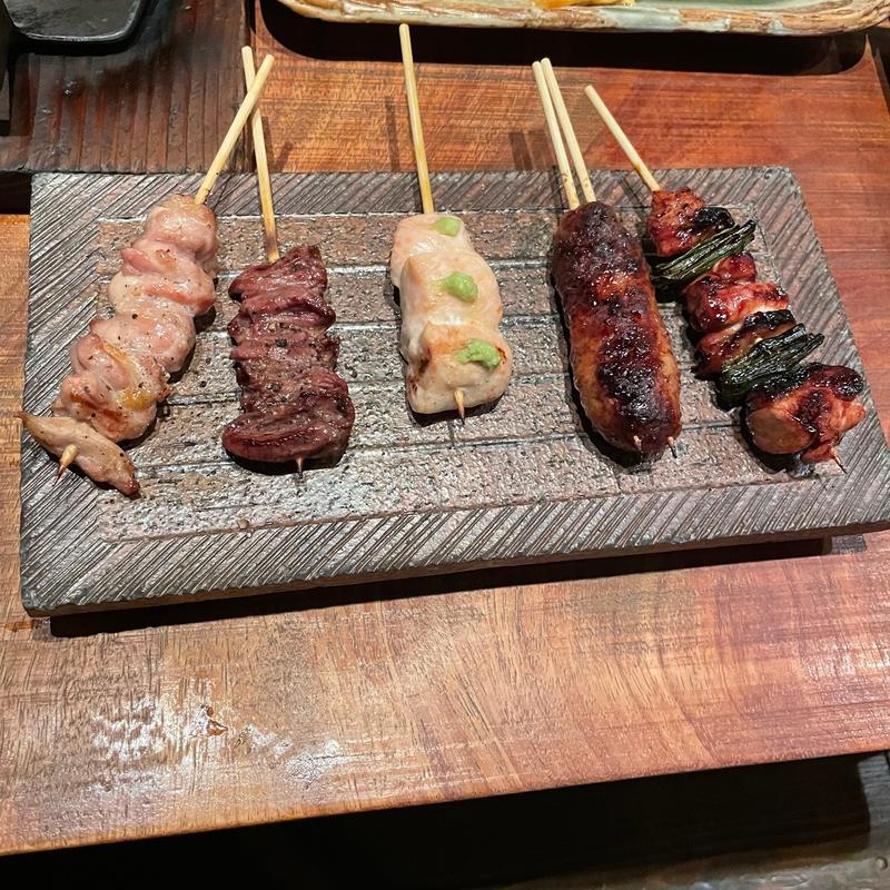 焼き鳥盛り合わせ(炭火焼鳥 権兵衛 南森町店 )