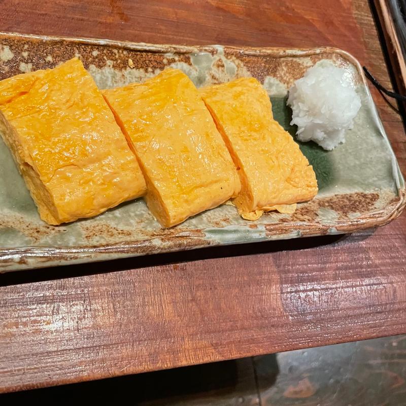 赤玉子のだし巻き(炭火焼鳥 権兵衛 南森町店 )