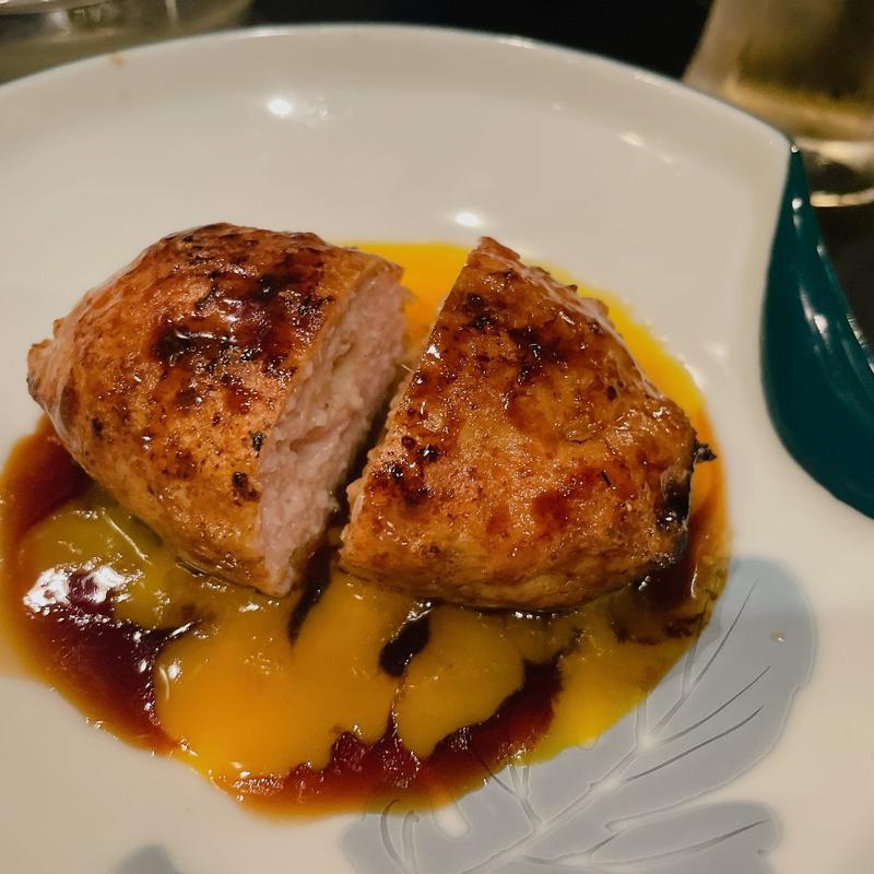 つくね　月見(串Bar OHANA)