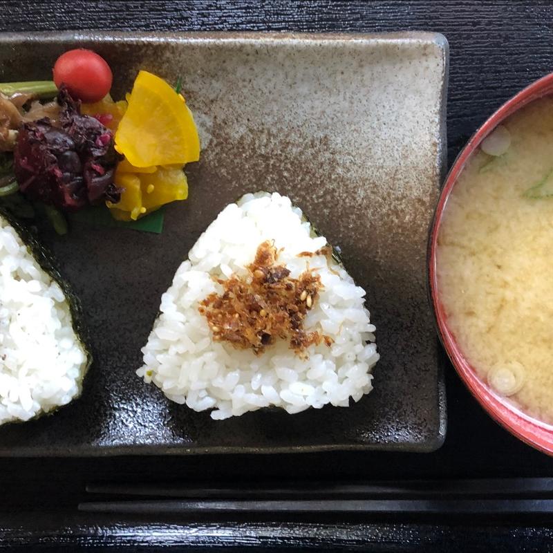 山菜おにぎりセット(やまびこ茶屋)