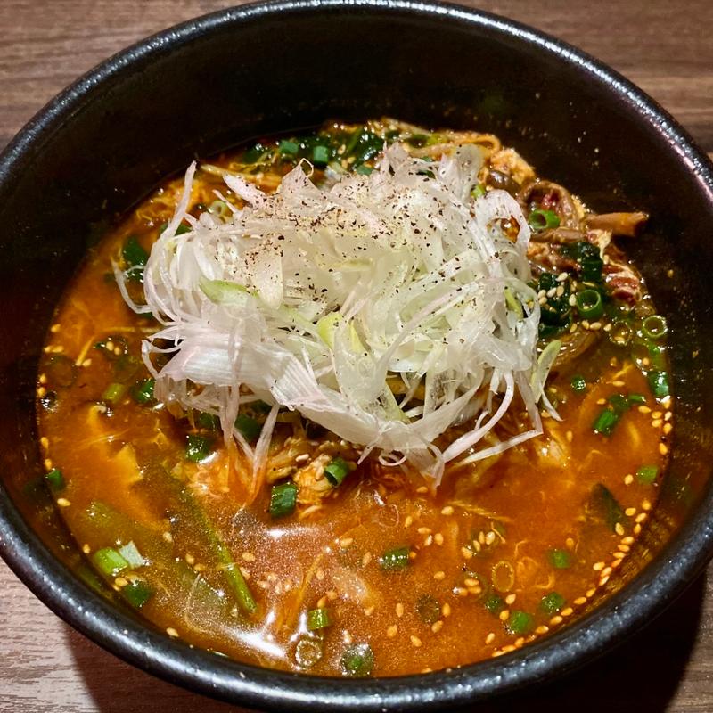 テグタンラーメン・焼肉ランチ(和牛カルビ)(焼肉 ほむら家 本荘店)