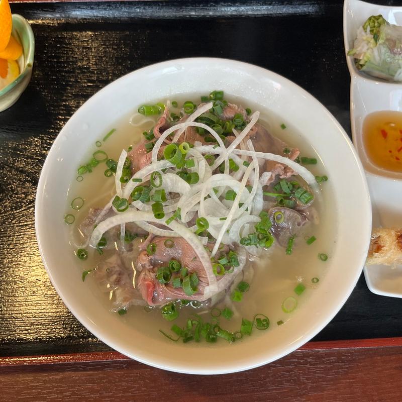 牛肉ビーフンセット(ベトナム居酒屋ニャウ Nhau Thien An)