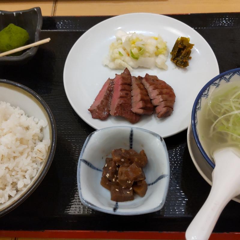 牛たん定食(牛たん炭焼利久 ルミネエスト新宿店)