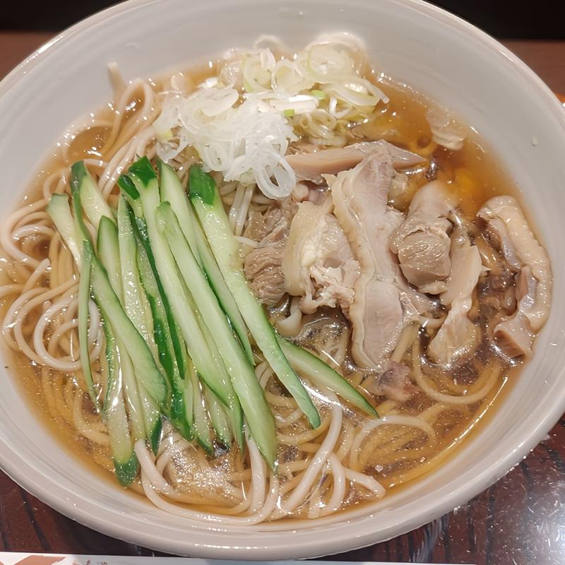 冷やし肉そば(三津屋 エスパル山形店 そば処)