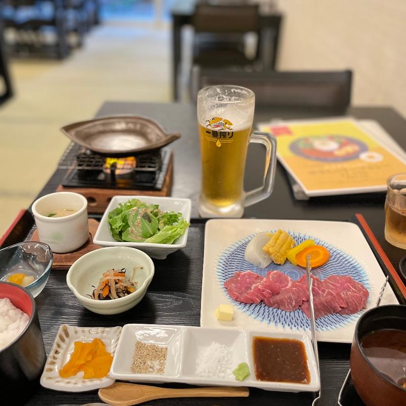 牛ステーキ定食(和風ダイニングみのり)