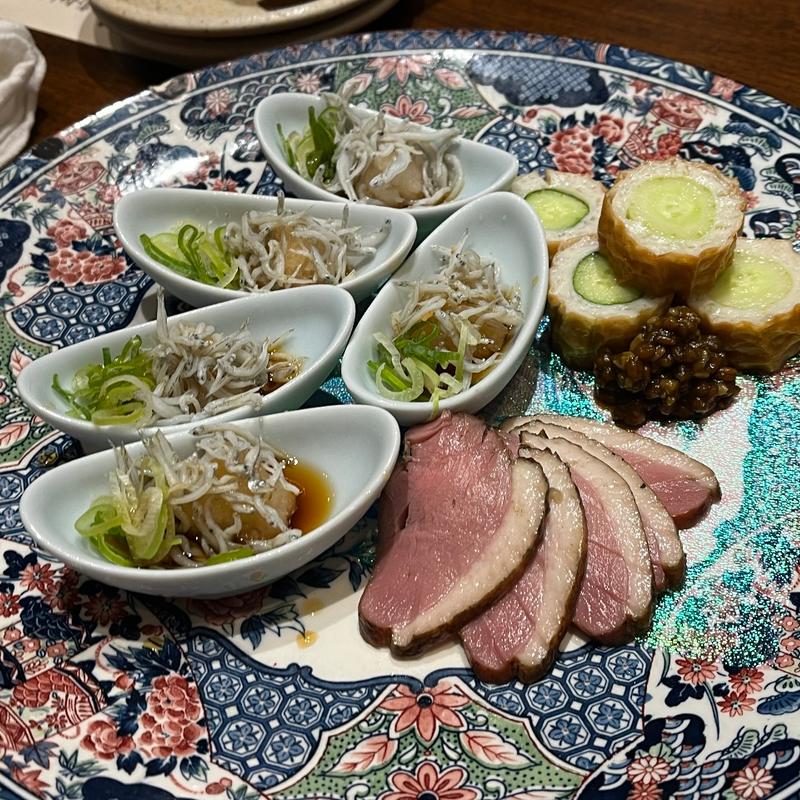 前菜盛合せ(わらやき屋 新宿)