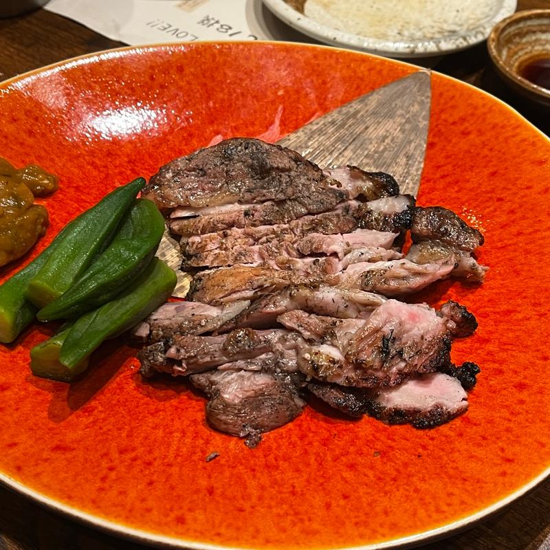 豚肩ロースの藁焼き(わらやき屋 新宿)