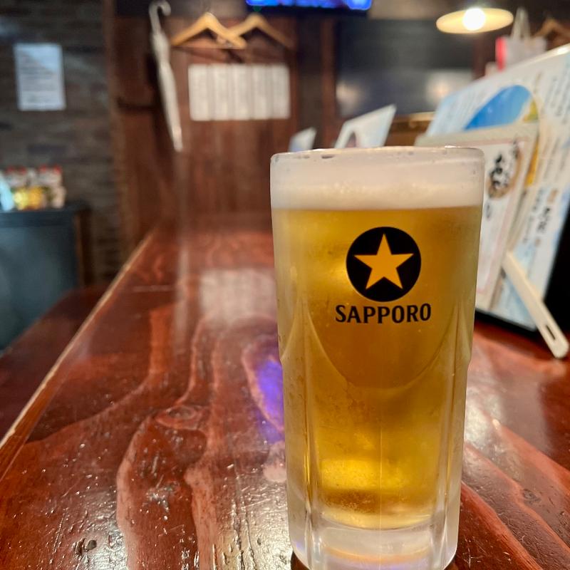 サッポロ黒ラベル樽生(まねき屋　本店)