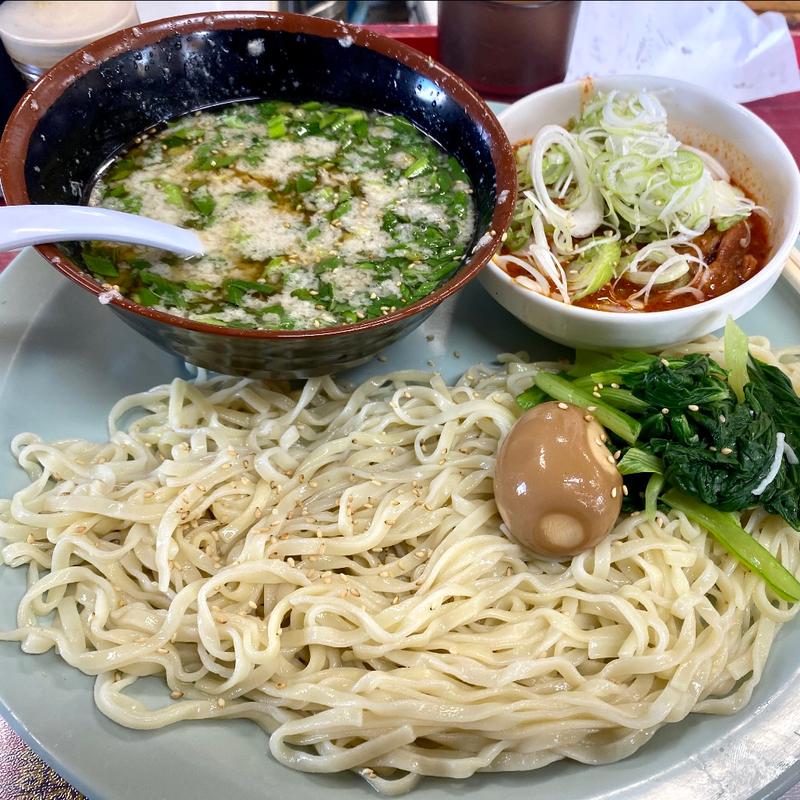 辛ホルつけ麺(味玉入り)(とん平食堂 )