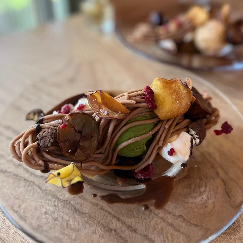 季節のデザート（モンブラン）(カフェドミーミ（Café de mimi）)