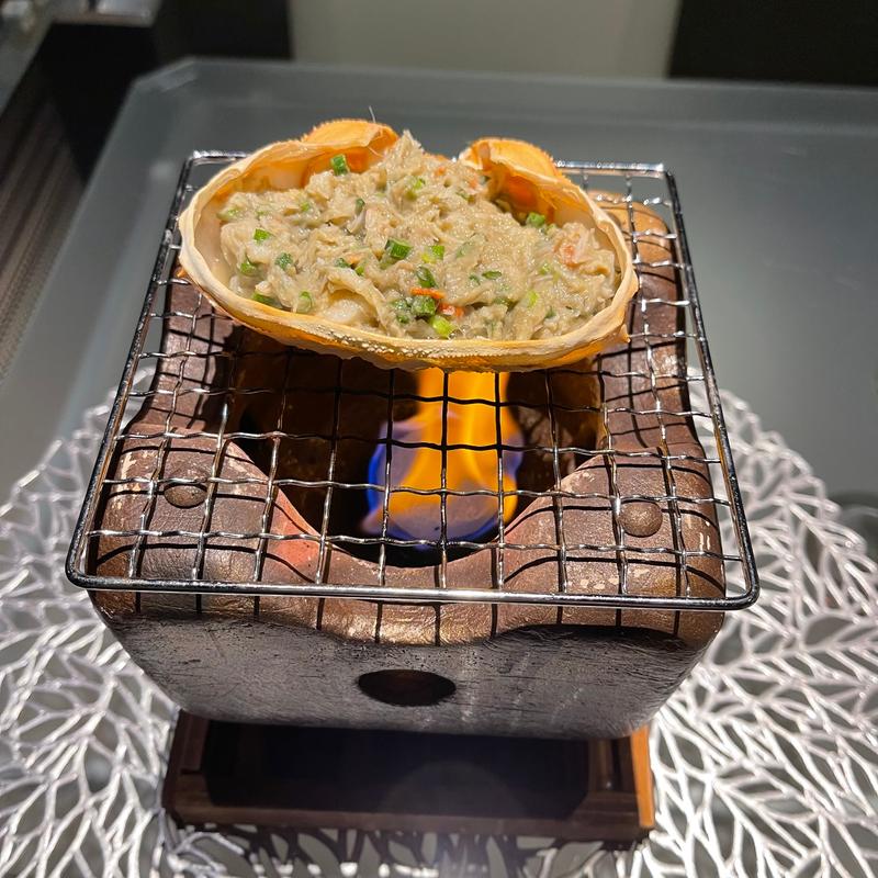 甲羅焼き(鮪と蟹の専門店 鮪屋)