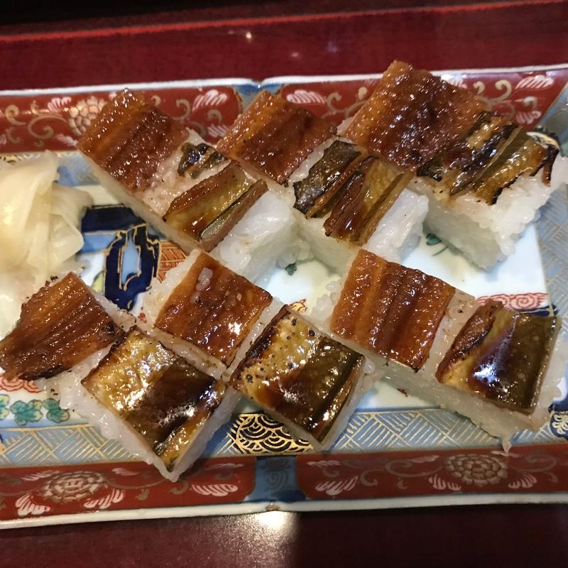 あなご寿司(石挽そば 丸中)