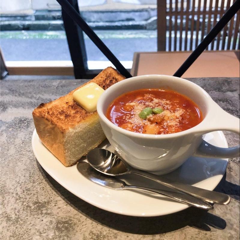 特製ミネストローネとトーストのスープセット(and KANAZAWA)