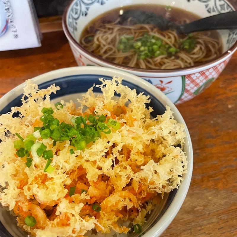 極丼得セット(そば処 鐘庵 津藤方店 )