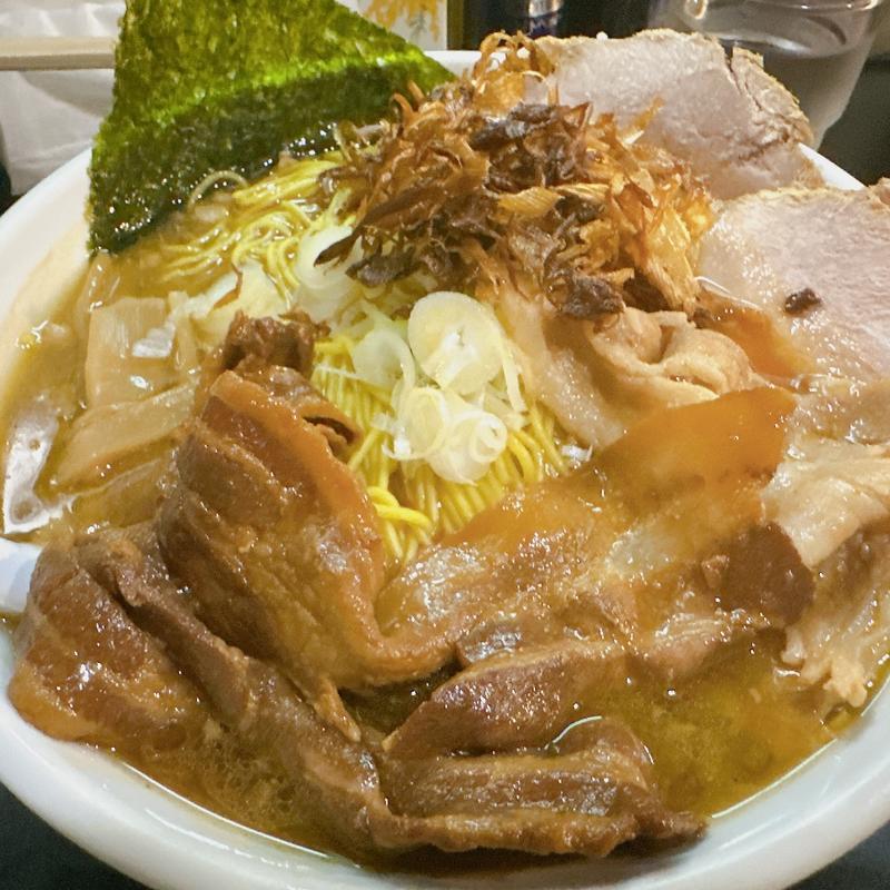 エジソン大悪魔大盛り、つけ玉(一条流がんこ総本家分家荒木町)