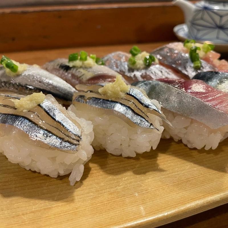 光り物づくし サービスランチ(菊岡寿司)