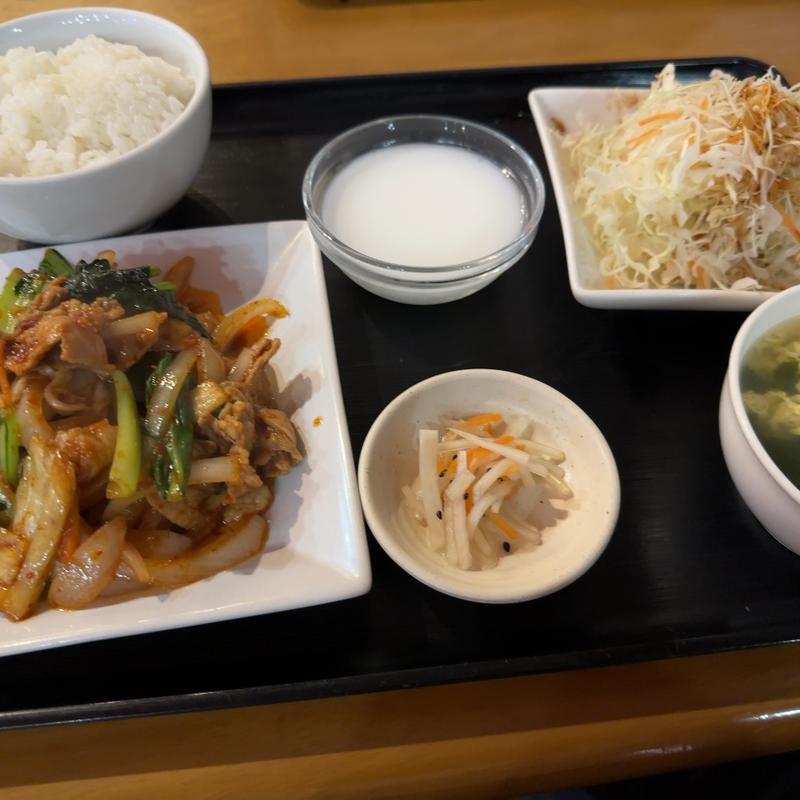 豚キムチ定食(中華料理 長安 )