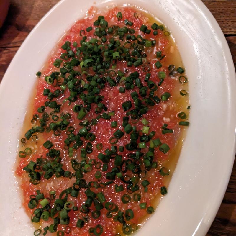 マダイのカルパッチョ(神田ワイン食堂パパン)