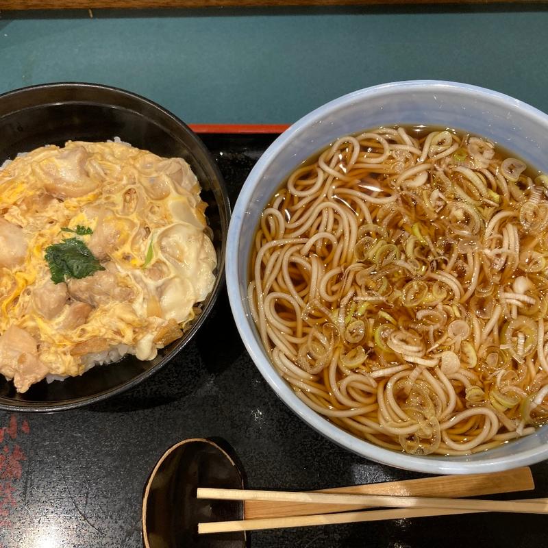 親子丼セット(小諸そば 三越前店)