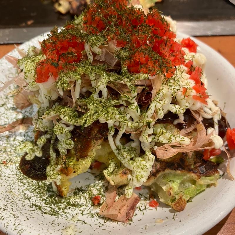 シーフード玉（イカ・エビ・ホタテ）(風月 イオンモール札幌平岡店 )