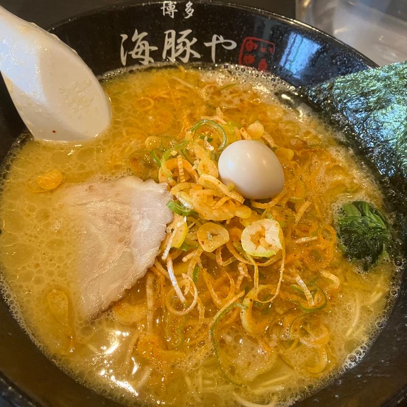 辛ねぎラーメン(海豚や 大橋店)