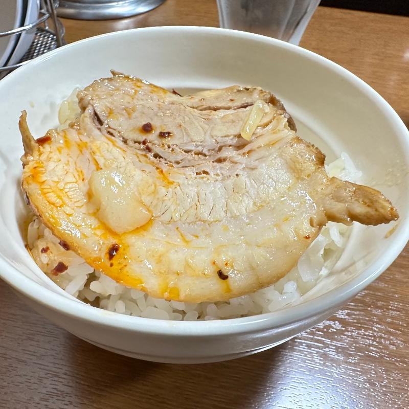 半ライス(自家製手もみ麺ラーメン赤松)