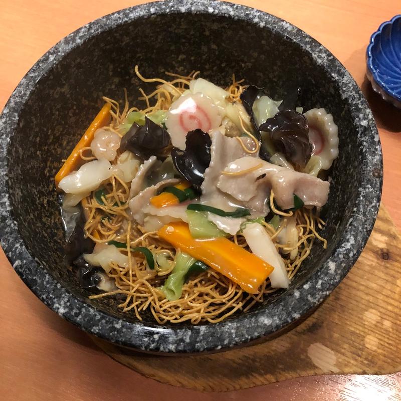 長崎皿うどん(日本海庄や 高岡店)