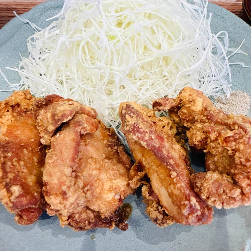 唐揚げ定食(梅よしヘップファイブ店)