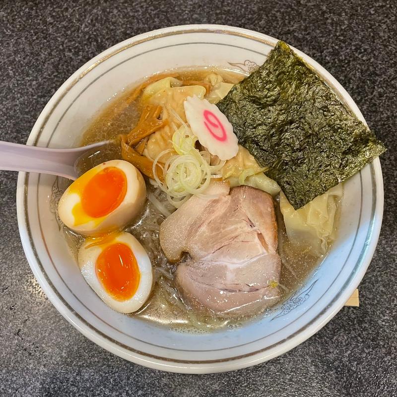 ワンタンめん(ラーメン若竹)